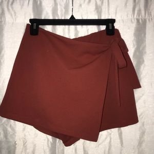 Burnt Orange Skort SZ L